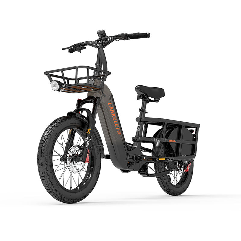 LANKELEISI Wombat1 1000W Motor City Electric Bike 20AH high-capacity lithium battery