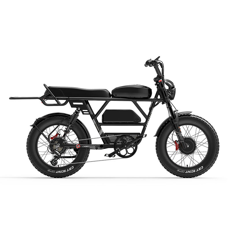 LANKELEISI X-BLACK 2000W Dual Motor Electric Bike(New Arrivals)