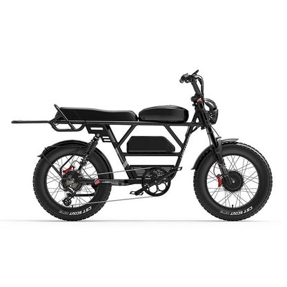 LANKELEISI X-BLACK 2000W Dual Motor Electric Bike(New Arrivals)