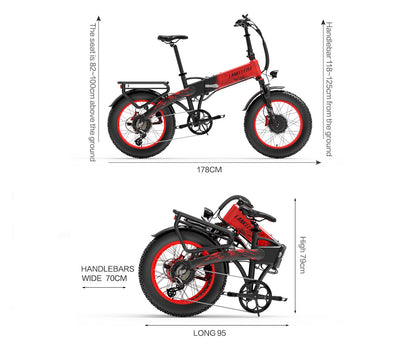 LANKELEISI X2000 MAX 2000W Dual Motor Electric Bike(New Arrivals)